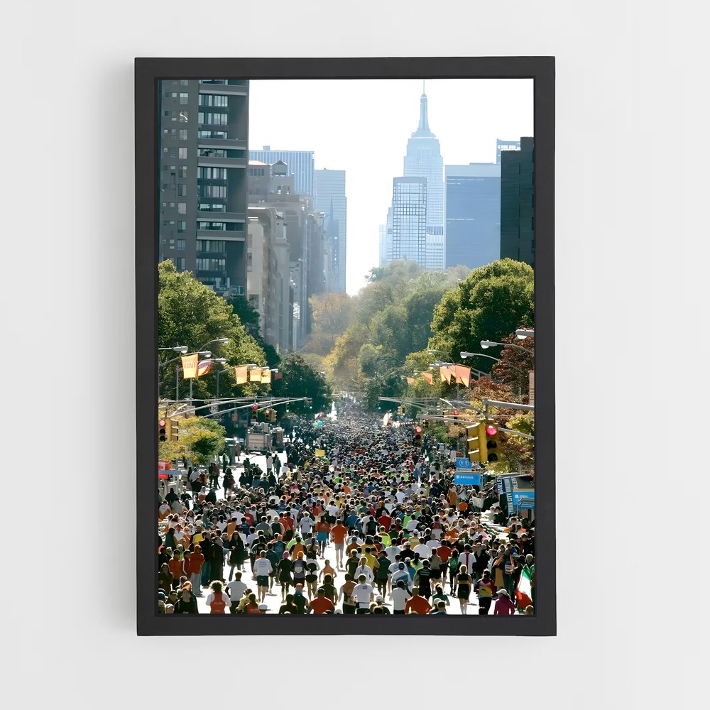 Poster La Foule de l'Inspiration – affiche Athlétisme (vue 2)